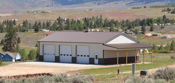Steel Building in Wyoming