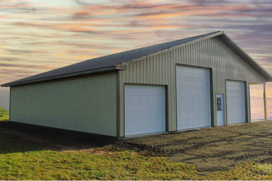 Post Frame Garage in Cody