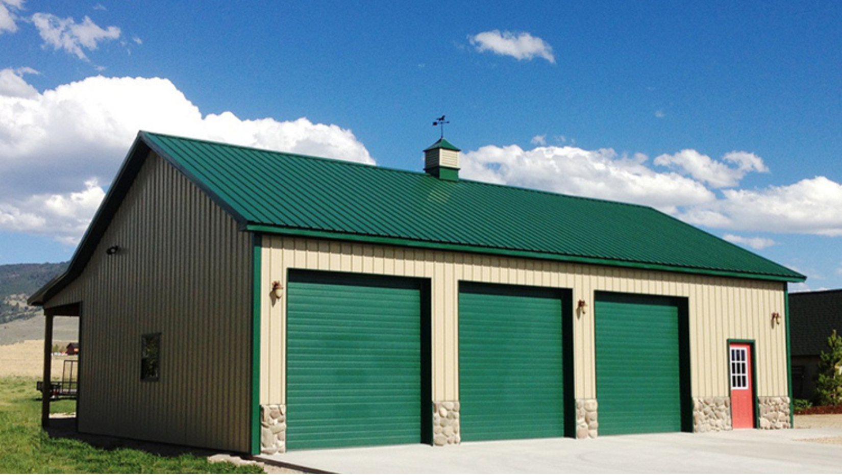 Steel Buildings in Montana: 20 Door and Window Options
