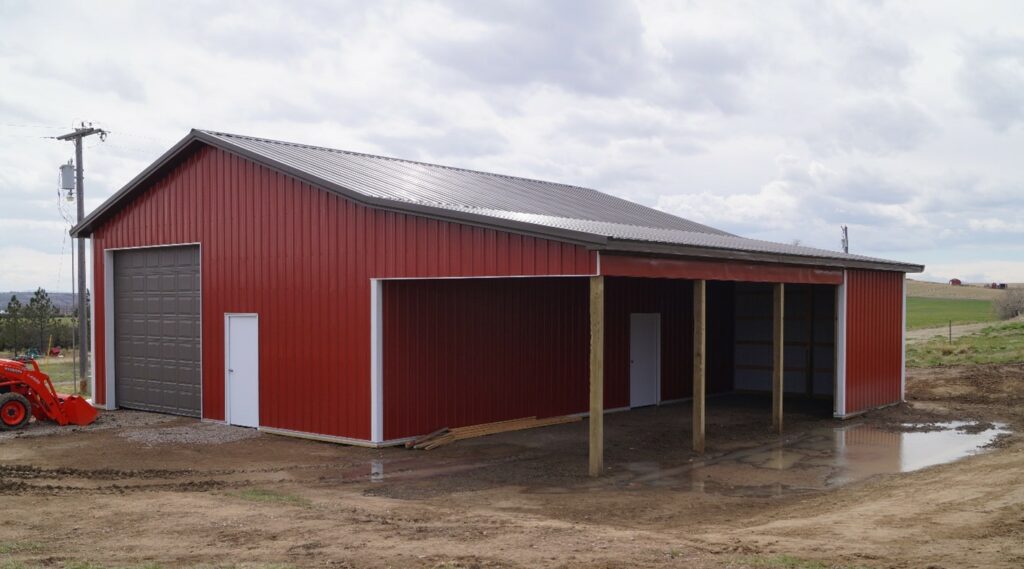 Custom Post Frame Garage in Sandpoint