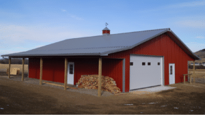 pole building in Teton County