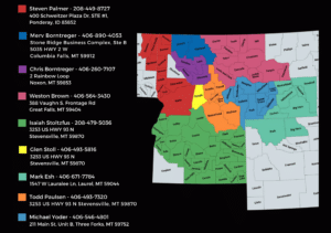 Spring Sale Territory Map