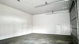 30x70x16 with 30x60x16 Addition, Large commercial Golf maintenance facility buildings, Built By MQS, Interior, in Twin Bridges, MT