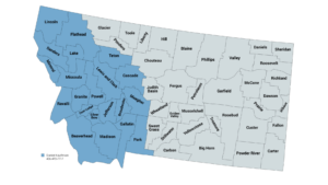 Salesman Daniel Kauffman Stud-frame Barndo service area map